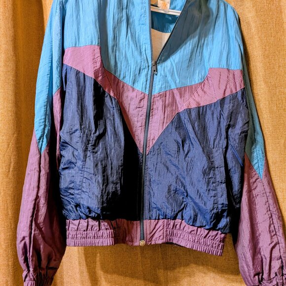 Vintage Della Wear Unisex Windbreaker Jacket - Picture 3 of 4